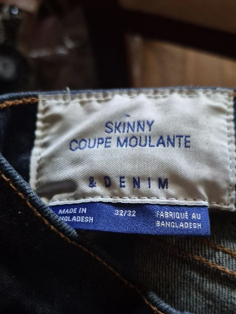 H&M Men's Slim Jeans in Dark Indigo
